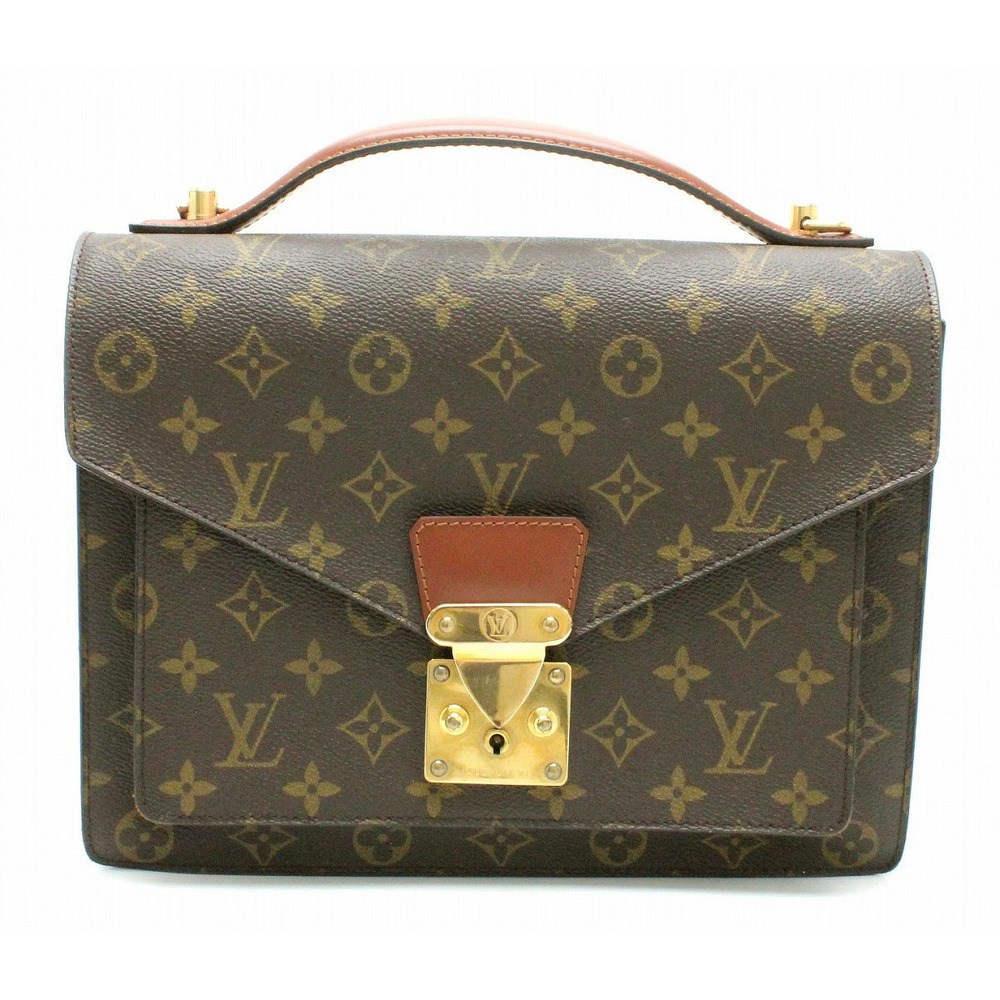 LOUIS VUITTON Monogram Monceau Shoulder Bag Handbag Business
